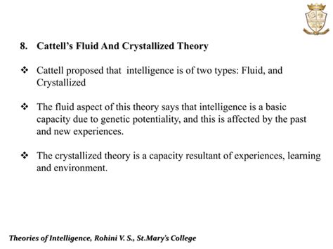 Psychology:Theories of Intelligence | PPT