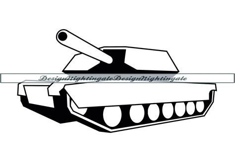 Tank Outline Svg Tank Svg Military Army Tank Clipart Tank Etsy | Images ...