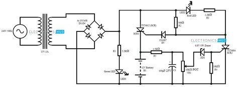 Automatic Battery Charger Circuit Using LM358 OP-AMP, 59% OFF