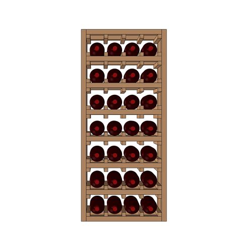 Wine Rack 28 Bottles Plans & Assembly Instructions Comes With Cut List ...