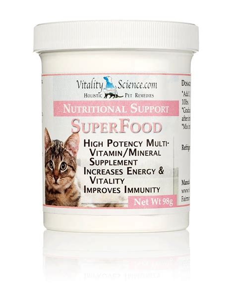 Super Food for Cats - Multi-Vitamin and Mineral Supplement -- Check ...