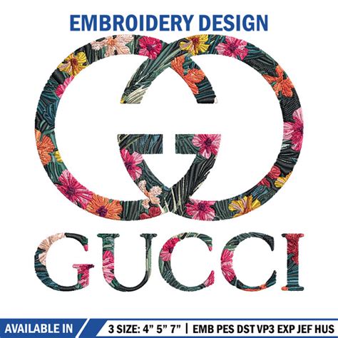 Gucci flower Embroidery Design, Gucci Embroidery, Brand Embr - Inspire ...