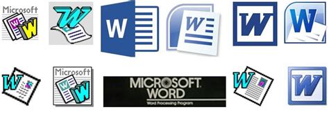 microsoft word logo evolution - Rosalee Lombardo