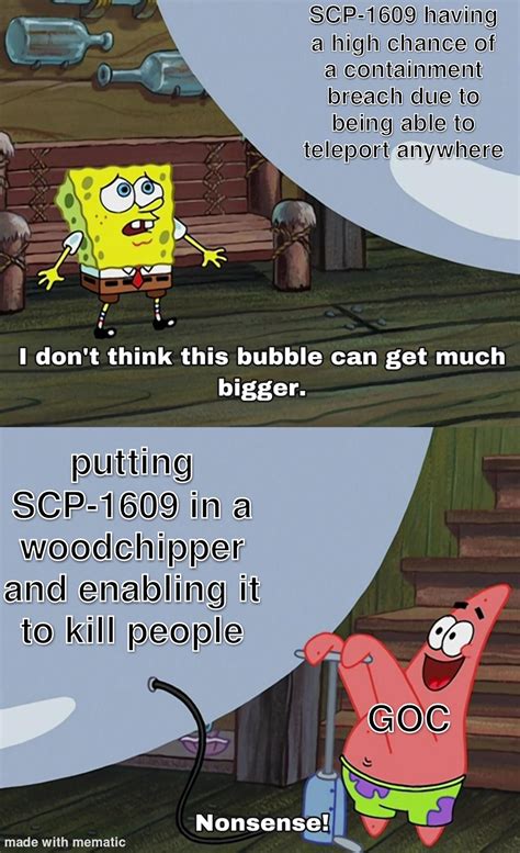 SCP-1609 : r/DankMemesFromSite19