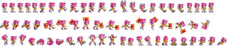 Amy Rose is Sonic 3 and Knuckles sprites by Deitz94 on DeviantArt