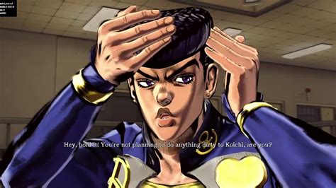 Josuke (quotes) vs Morioh characters - YouTube