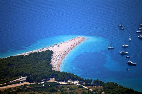 All Around Brac Island + Bol, Golden Horn Beach from Split