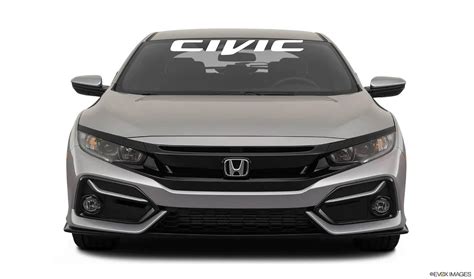 Honda Civic Logo windshield banner vinyl decals stickers Civic | Etsy