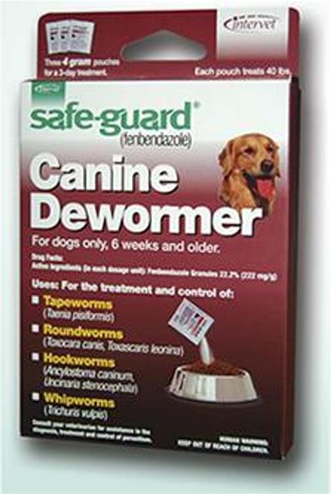 Safe-Guard Canine Dewormer 4g - Dog Worming Powder