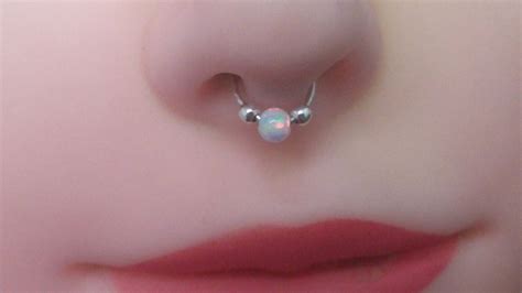 Fake Septum Fake Septum Ring Fake Nose Ring Fake Piercing - Etsy