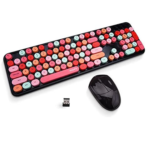 Buy MOFii Wireless Keyboard and Mouse Set, Colorful Full Size ...