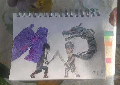 Death Battle Sketches: Sasuke Vs. Hiei by ivanlerma on DeviantArt