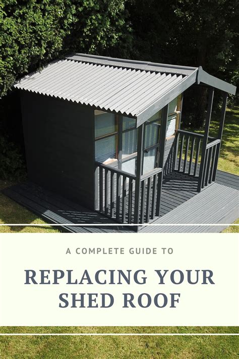 Guide to replacing your own shed roof diy tutorial that s super easy ...