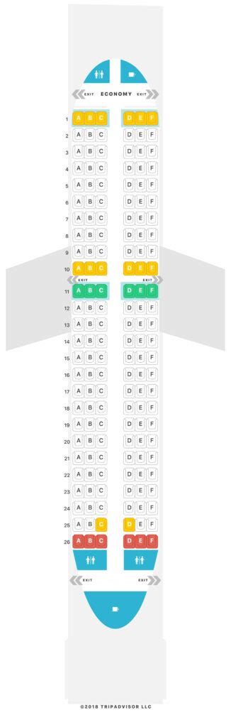 Seat Map And Seating Chart Airbus A319 100 Avianca Seating Charts ...