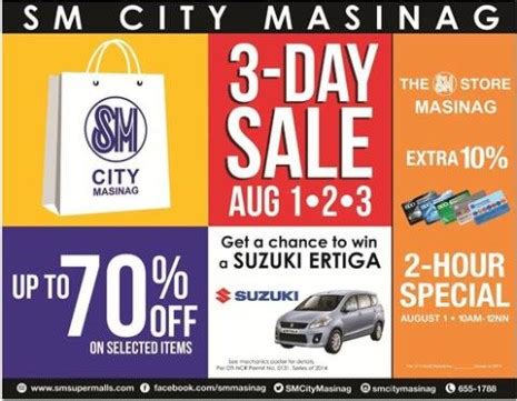 SM City Masinag 3-Day Sale August 2014 | Manila On Sale