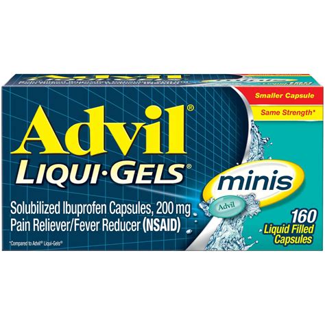 Pain Medication Liquid Capsules Liquid Gels Mini