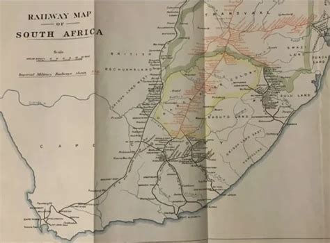 RAILWAY MAP OF South Africa EUR 140,00 - PicClick FR