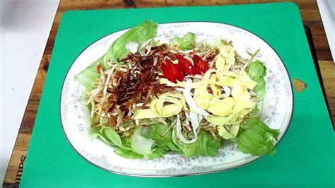 KERABU TAUGEH my style MALAYSIAN BEANSPROUT SALAD - YouTube