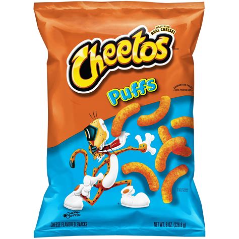 Cheetos Puff Cheese Flavored Snack, 8 Oz. - Walmart.com - Walmart.com