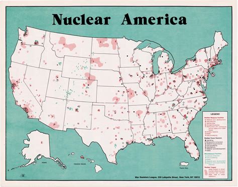 Four anti-war maps by the War Resisters League (last of 10 sets ...