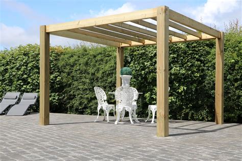 Wooden Pergola Kit - Made To Measure - Solid Timber Gazebo