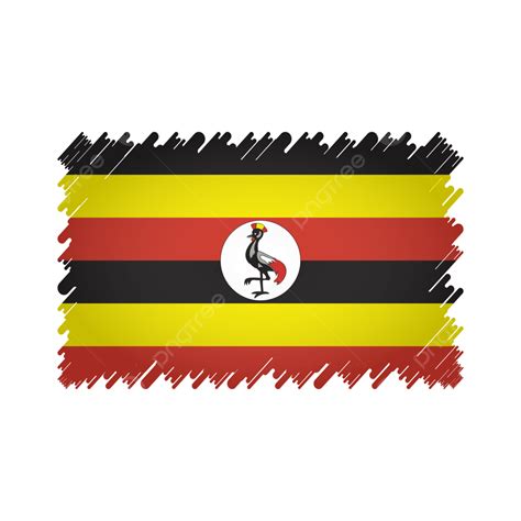 Uganda Flag Vector Hd PNG Images, Uganda Flag Png Vector Design, Uganda ...