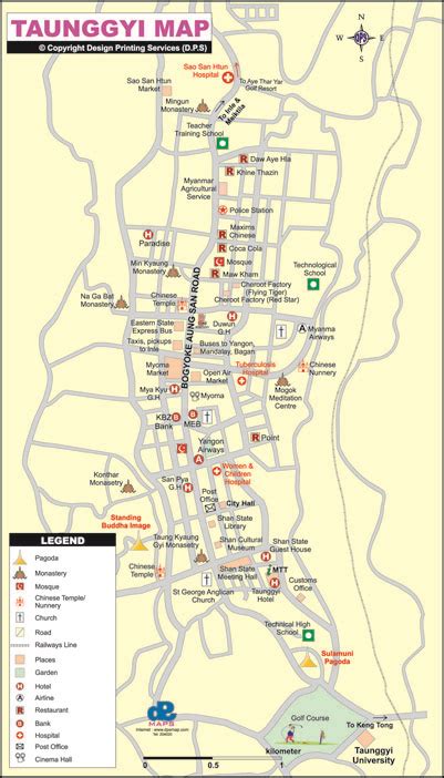 Taunggyi Map - DPS