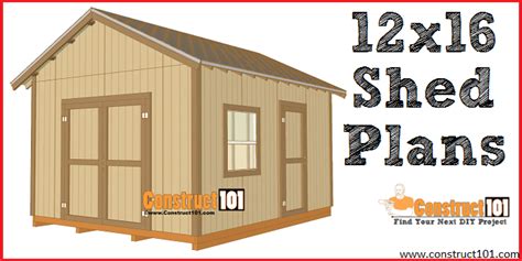 Free Shed Plans - with Drawings - Material List - Free PDF Download