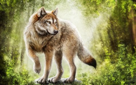 Red Wolf Desktop Wallpapers - Wallpaper Cave