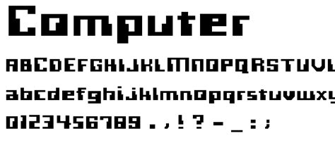 Computer Free Font Download - Font Supply