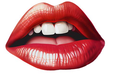 Sexy Women's Lips, Mouth, Teeth. Transparent background 21164999 PNG