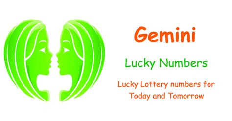 Gemini Lucky Lottery Numbers - Today and Tomorrow