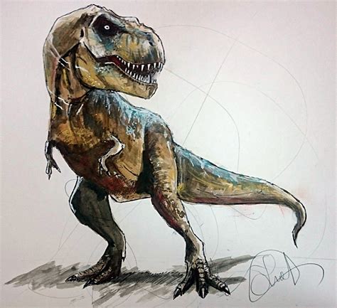 Trex Drawing at GetDrawings | Free download