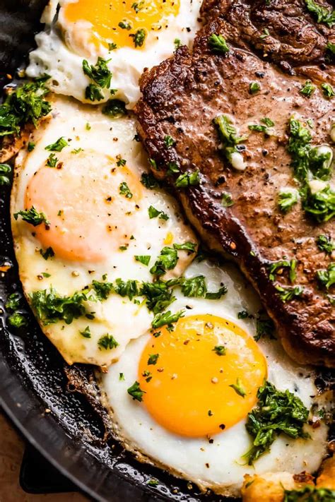 The Best Steak and Eggs Recipe | Diethood