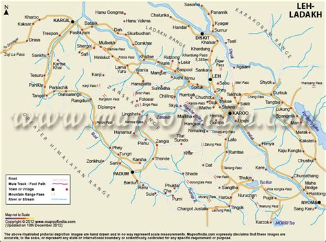 Ladakh Road Trip Map