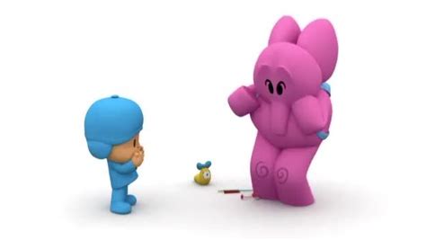 Pocoyo Elly Angry She is the one of best friends of pocoyo and pato