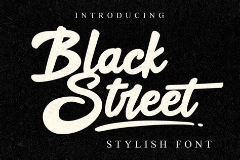 Black Street Font | Letter styles fonts, Hand lettering fonts, Poster ...