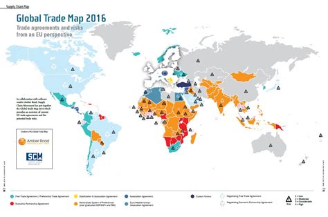 New: Global Trade Map 2016 - Supply Chain Movement