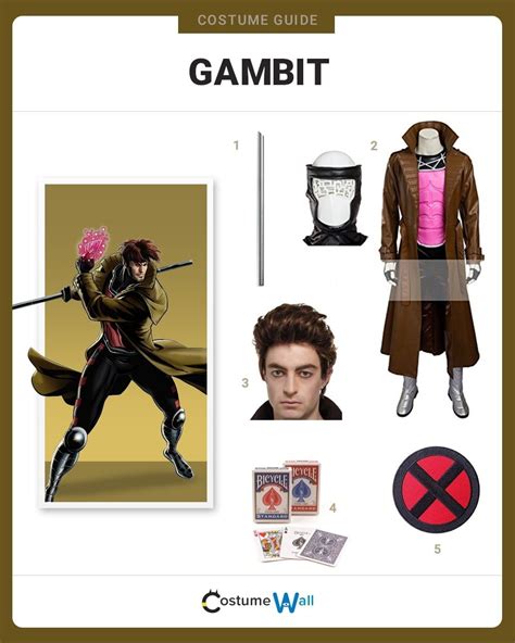 Dress Like Gambit Costume | Halloween and Cosplay Guides