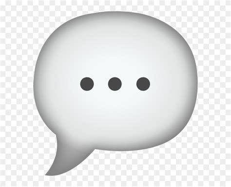 Speech Bubble Emoji - Speech Bubble Emoji Png, Transparent Png ...