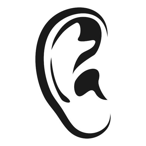 Premium Vector | Ear vector icon