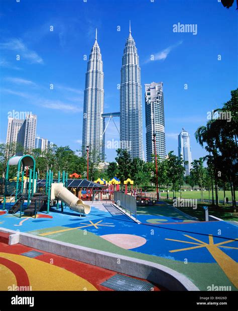 children's playground park KLCC Kuala Lumpur Malaysia Asia Petronas ...