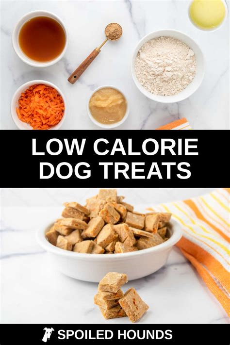 Homemade Low Calorie Dog Treats - Spoiled Hounds