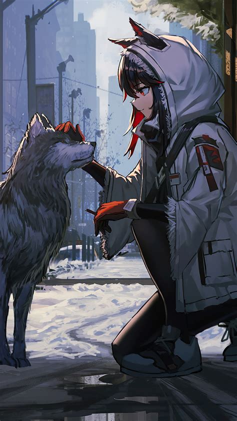 Anime Wolf Girl Wallpaper