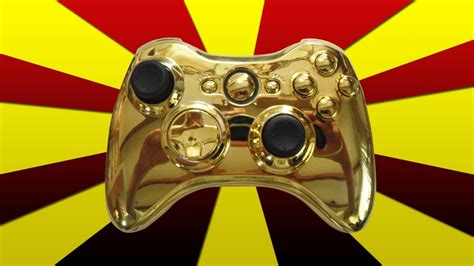 Pre-Made Gold Xbox 360 Controllers now available! - YouTube