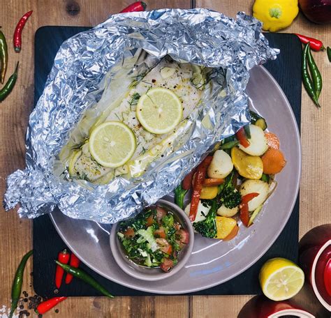 Oven Baked Hake with Dill and Lemon and Vegetables | My Menu