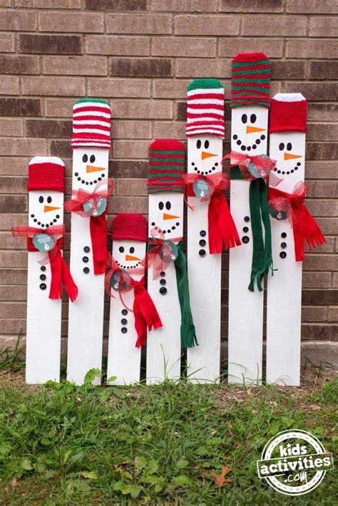 DIY Kid-Sized Wooden Christmas Snowman Keepsake | Manualidades ...