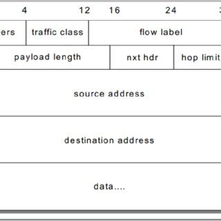 IPv6 header format In Figure 1-1 the ipv6 packet format fields as ...