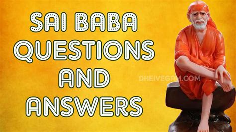 Sai Baba Answers | Ask Sai baba | Sai baba Questions and answers