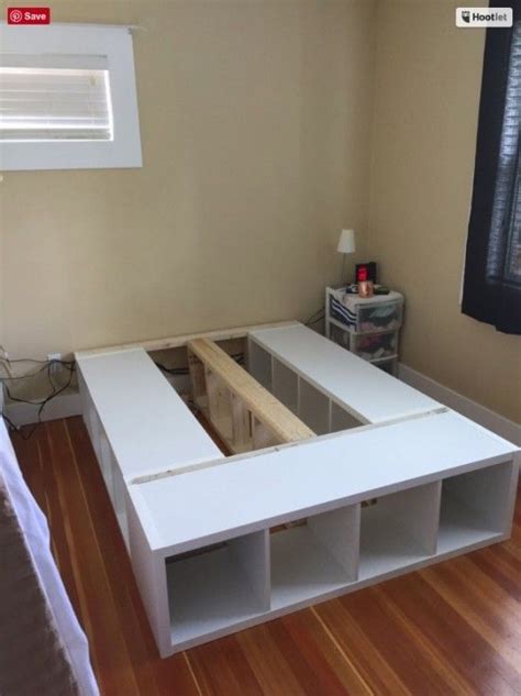 IKEA KALLAX Queen Storage Bed - IKEA Hackers | Diy platform bed, Diy ...